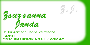 zsuzsanna janda business card